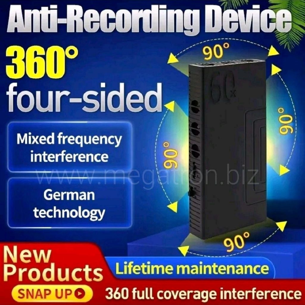 Handheld Anti Voice Recorder - Suara rekaman jadi tidak terdengar (360 derajad)