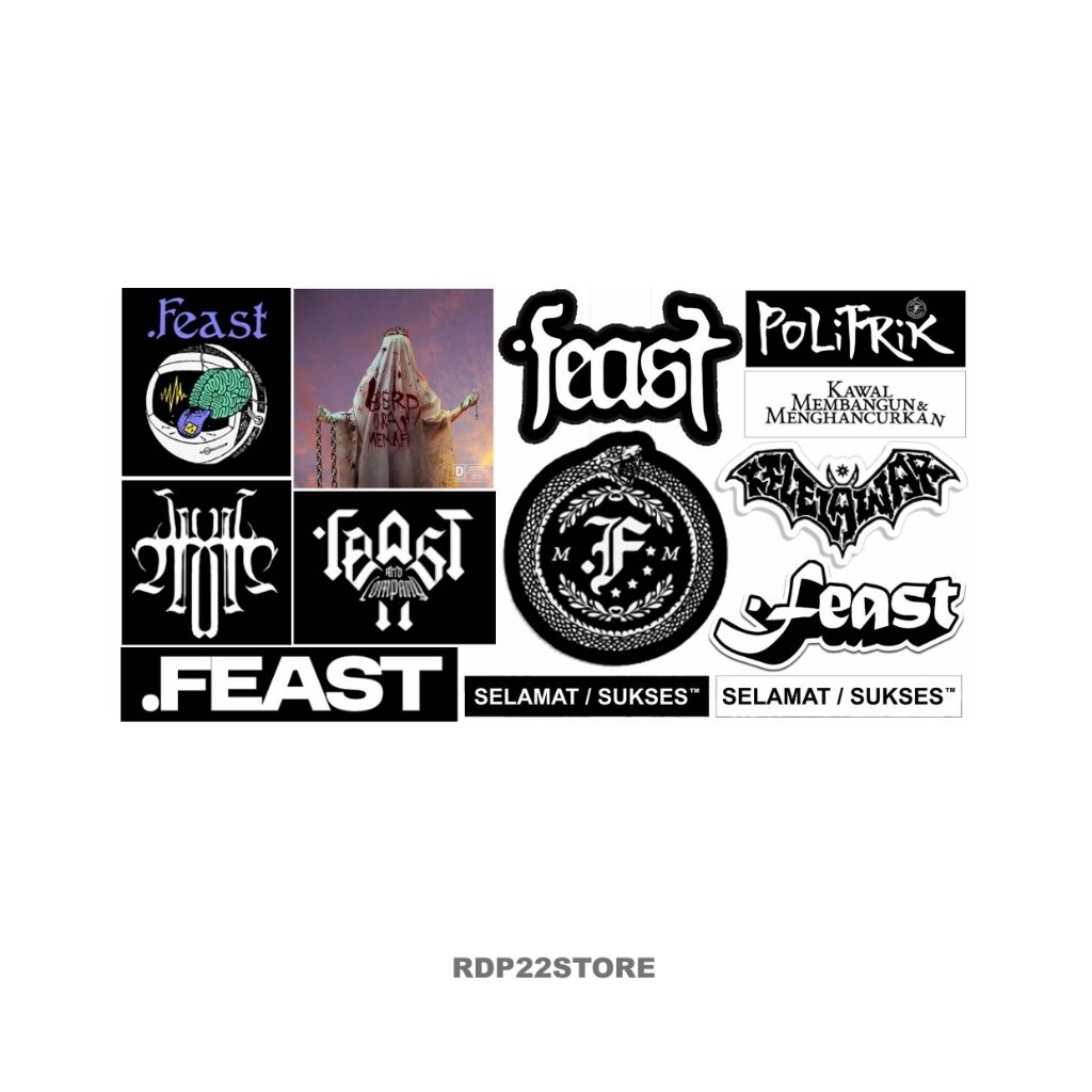 Sticker Pack Band Feast