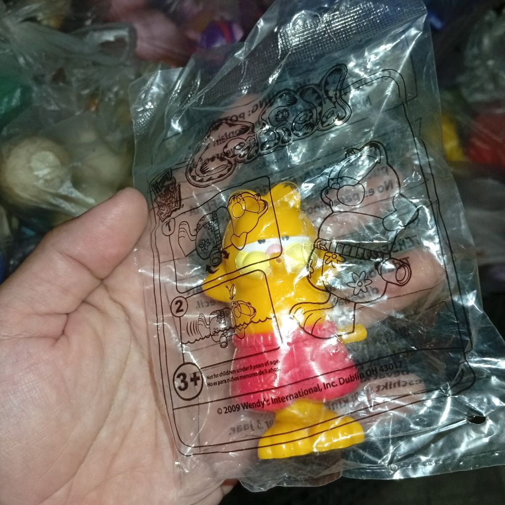 Wendy's toys Garfield 2009 Garfield siul new