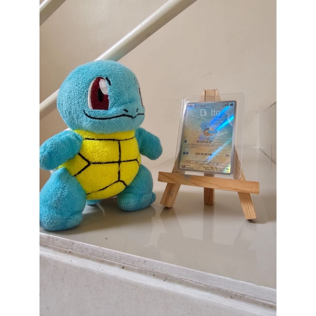Squirtle AR #170 dan Wartortle AR #171 dari pokemon 151 series kartu