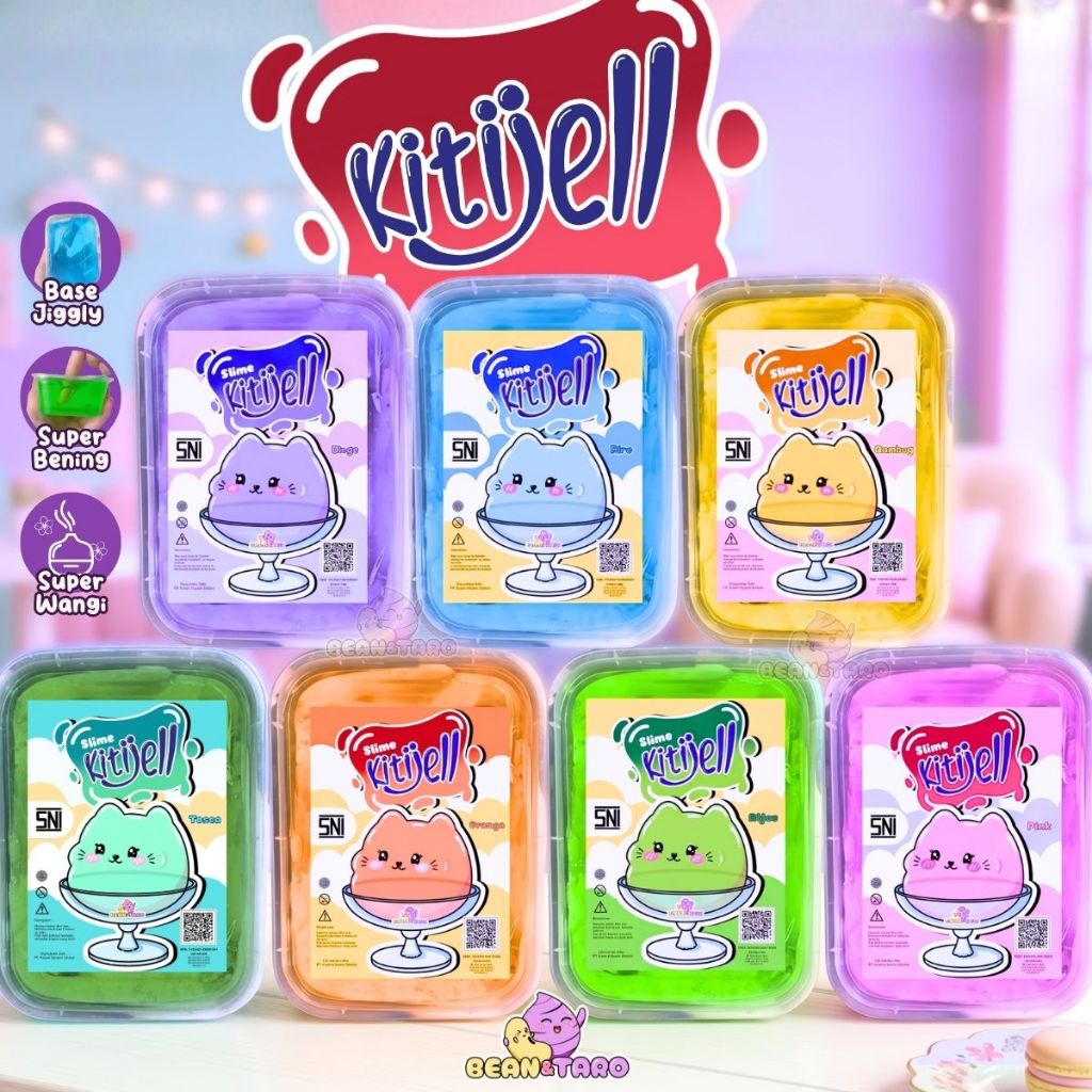 KITIJELL JIGLY SLIME BY SLIME_BINTARO|| JIGGLY SLIME || SLIME BENING || SLIME MURAH || SLIME PREMIUM