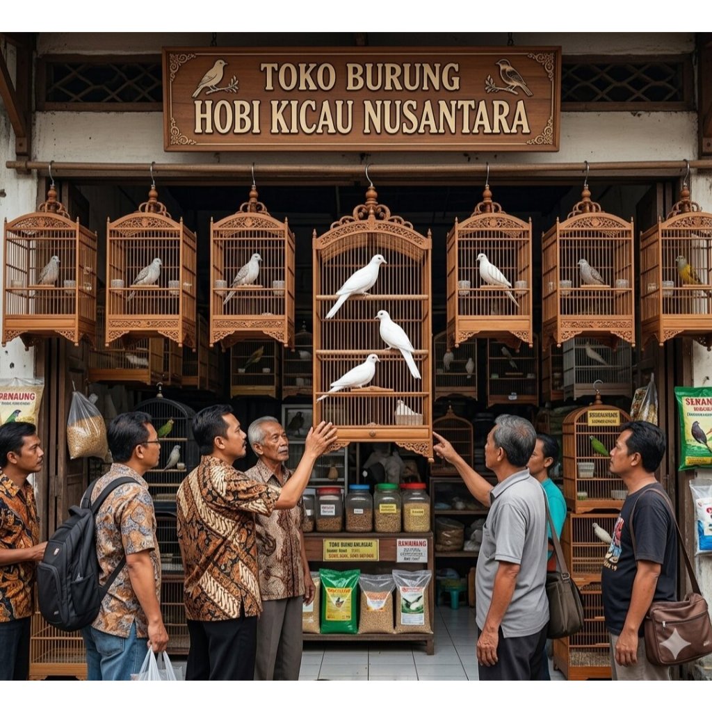 burung perkutut putih kapas mata merah pilihan rawatan limited