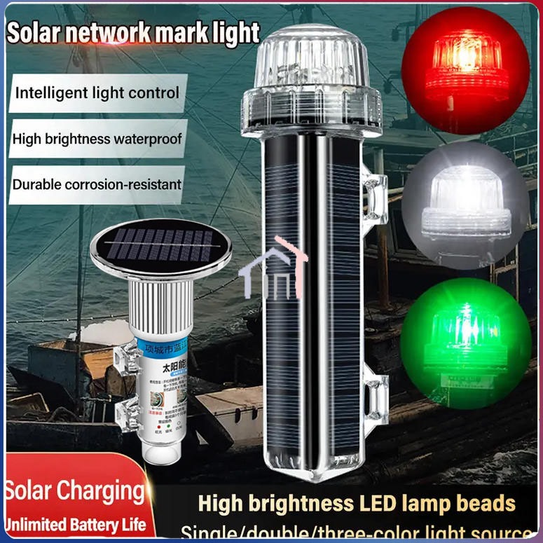 [COD]Lampu Torpedo Bertenaga Surya Lampu Jaring Lampu Kapal Nelayan Lampu Penanda Laut Lampu Navigas