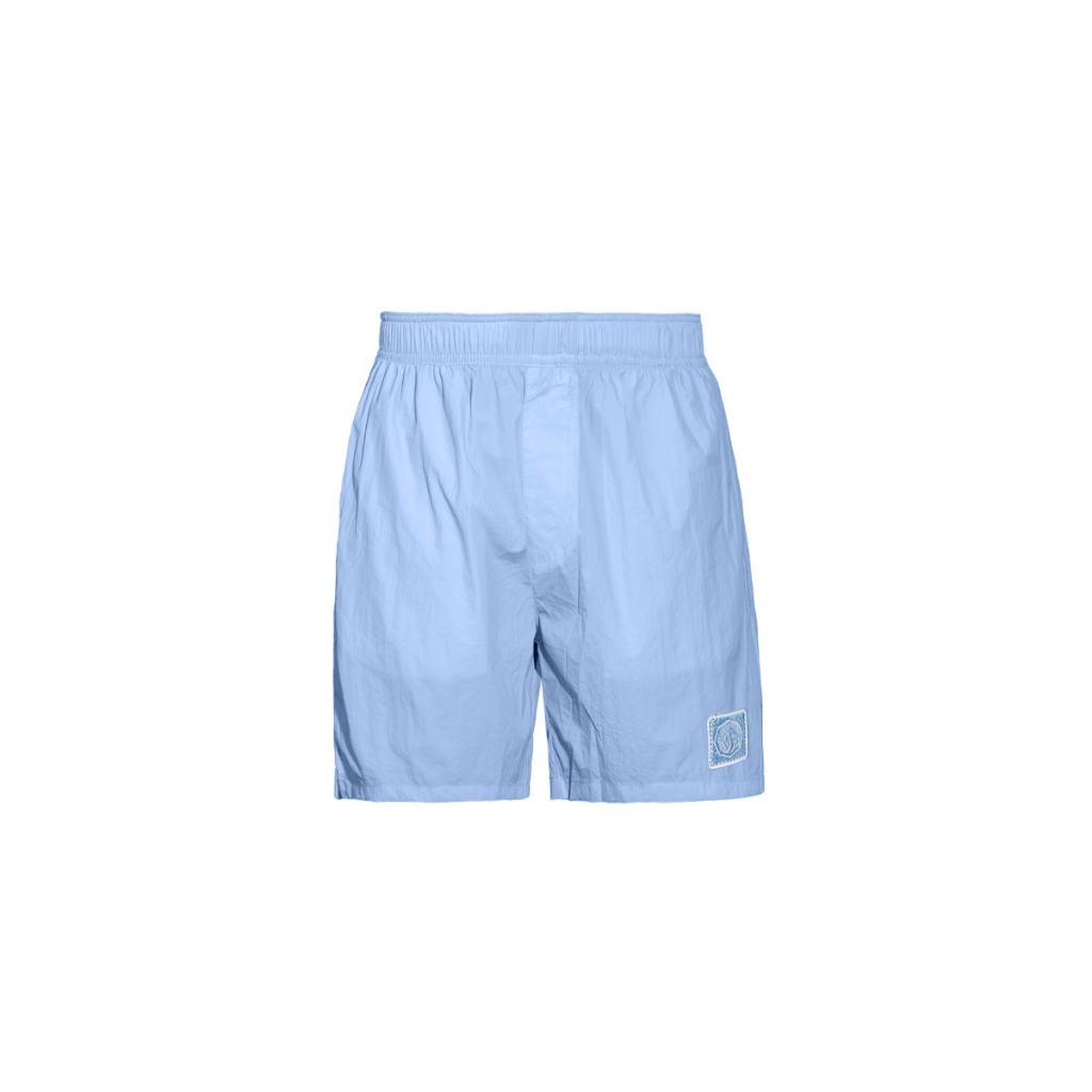 Prung Herget Celana Boxer Celana Pendek Warna Biru Muda Boardshort