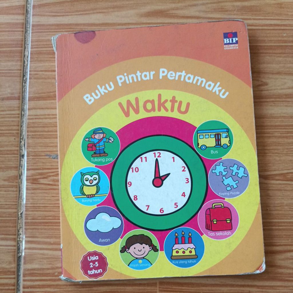 Preloved Boardbook tentang waktu