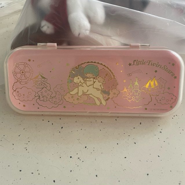 little twin star pen case / sanrio storage