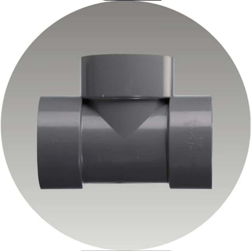 Tee PVC 6in D Rucika / Vlok Tee PVC 6" D Rucika