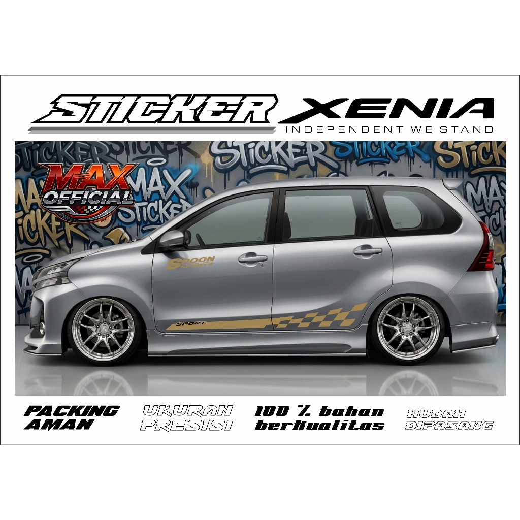 Sticker ALL NEW AVANZA 2012 2020 Stiker List Body Avanza 2012 2020