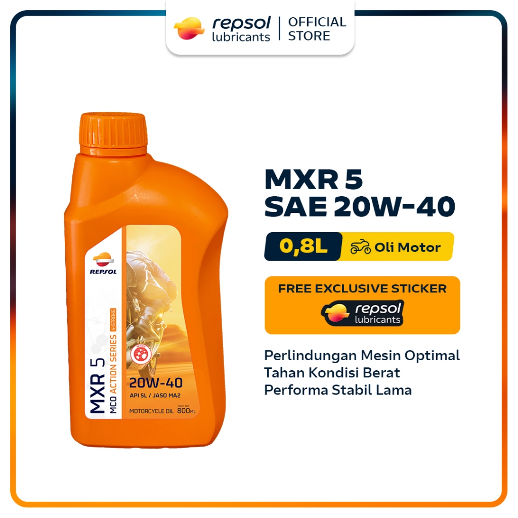 OLI MOTOR REPSOL MXR 5 SAE 20W-40
