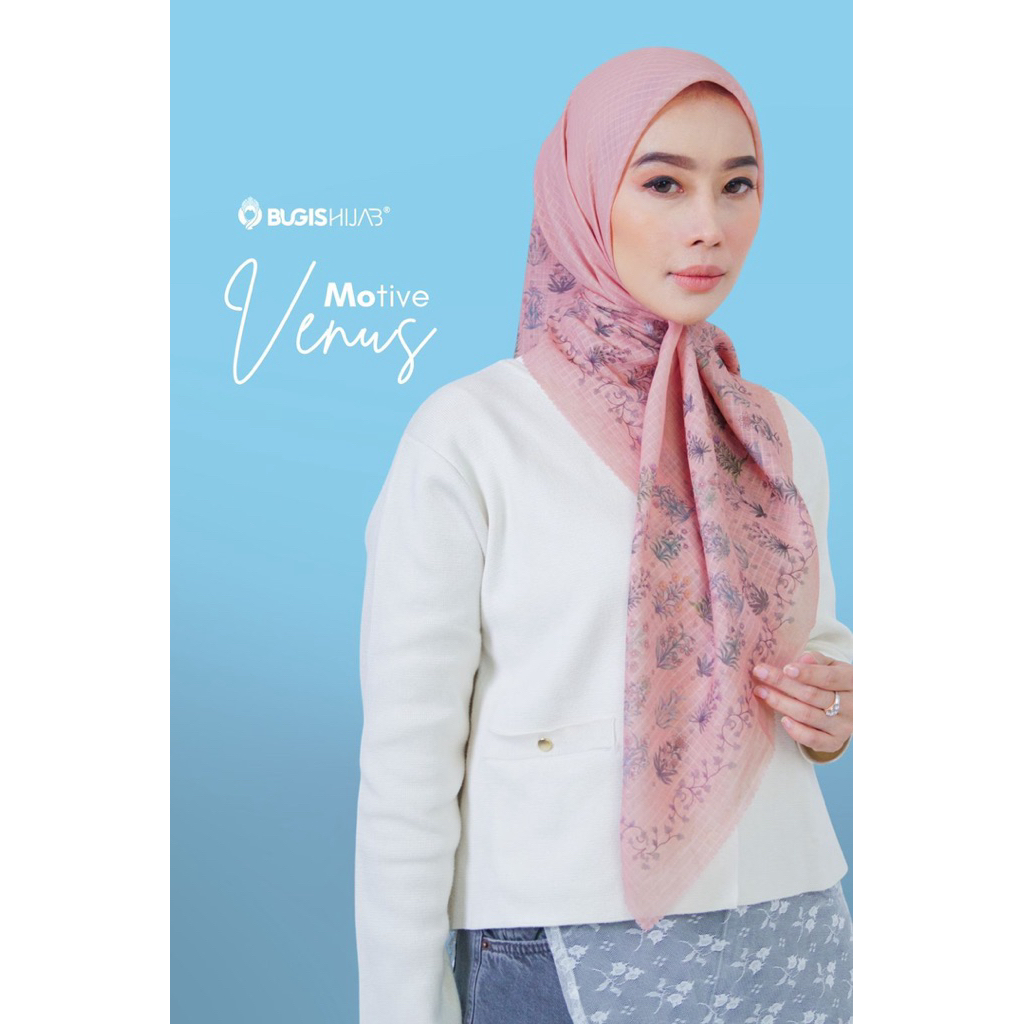 Hijab Bugis segitiga motif Premium