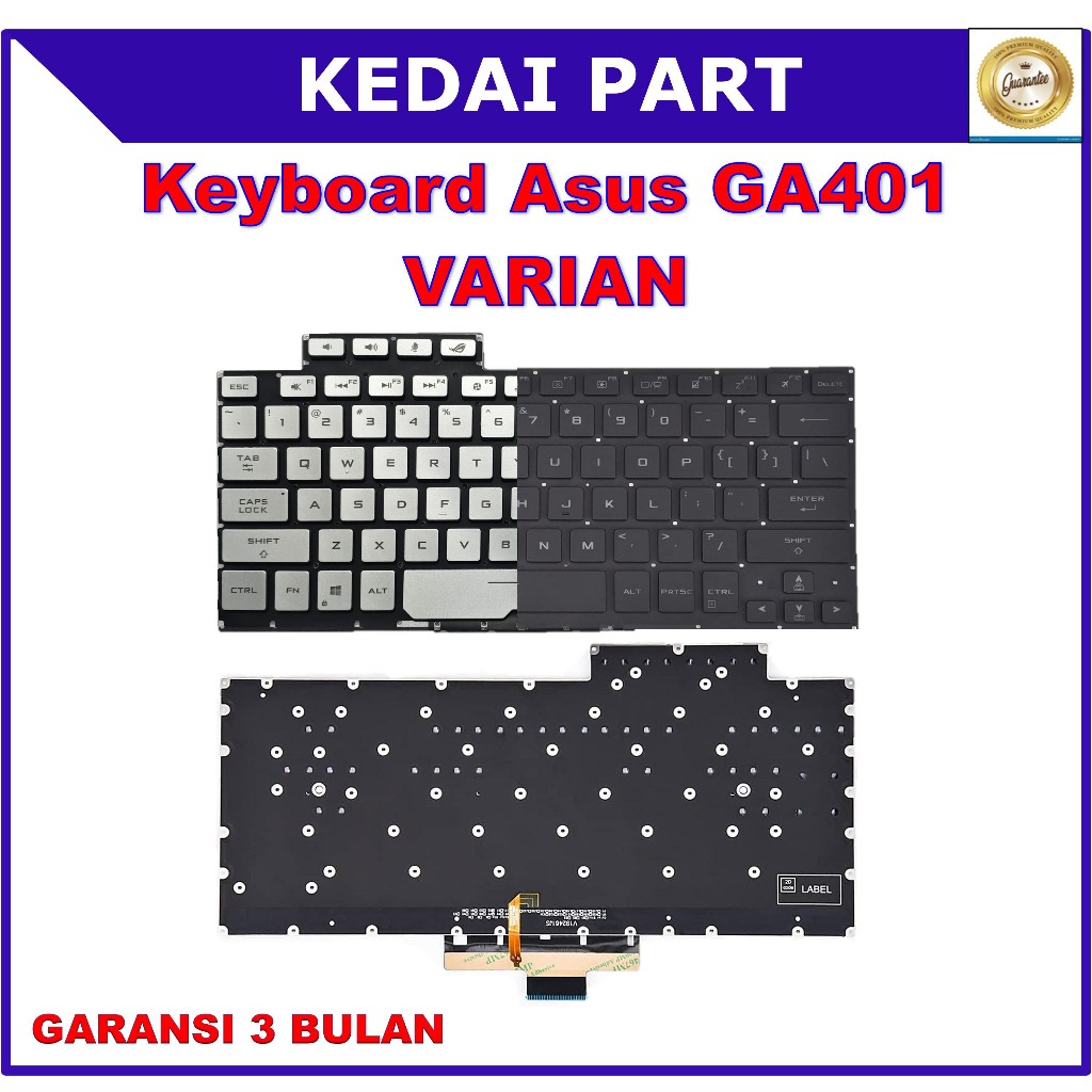Keyboard Asus ROG Zephyrus G14 GA401 GA401Q GA401QC Backlight