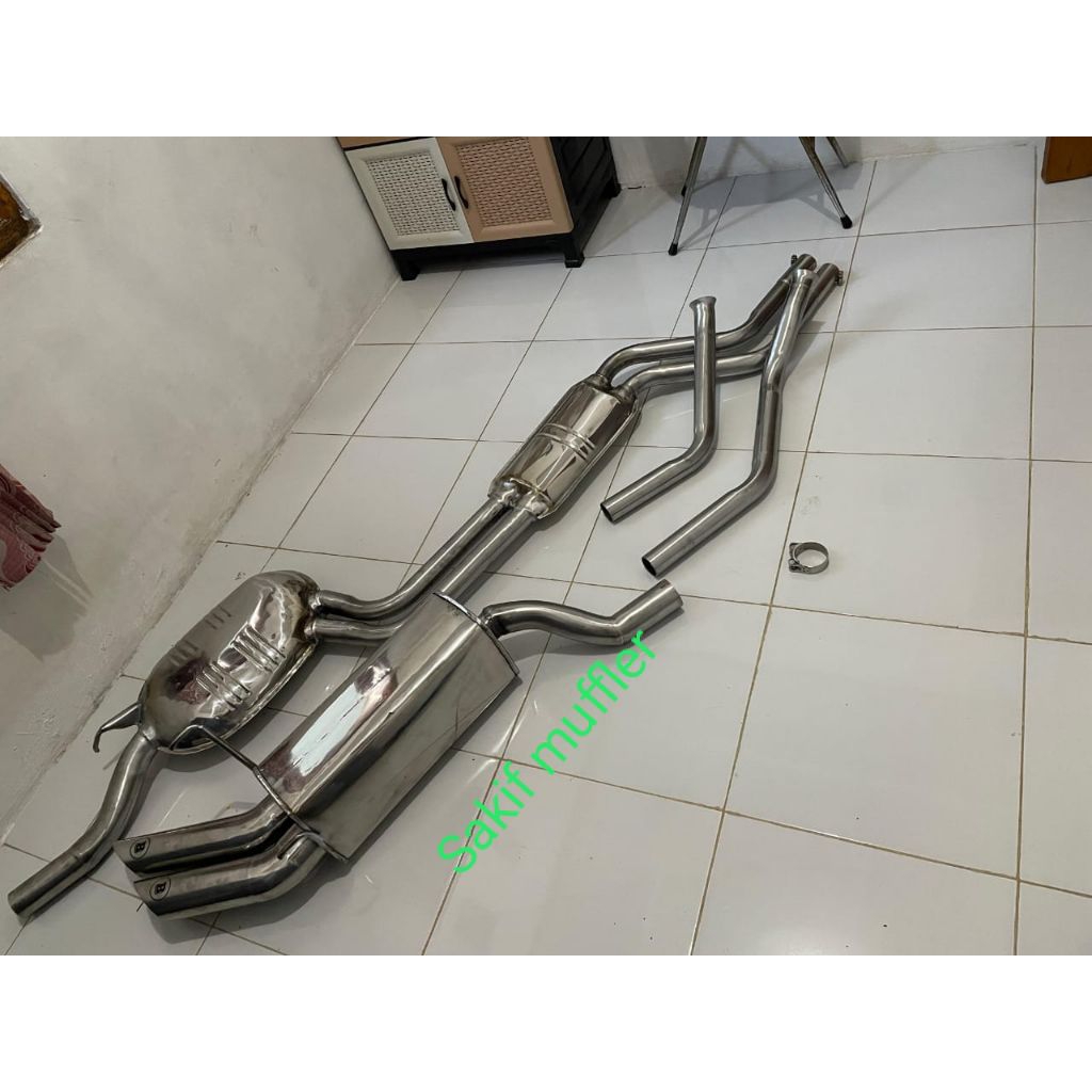 Knalpot mercedez benz w124 300 e ful system