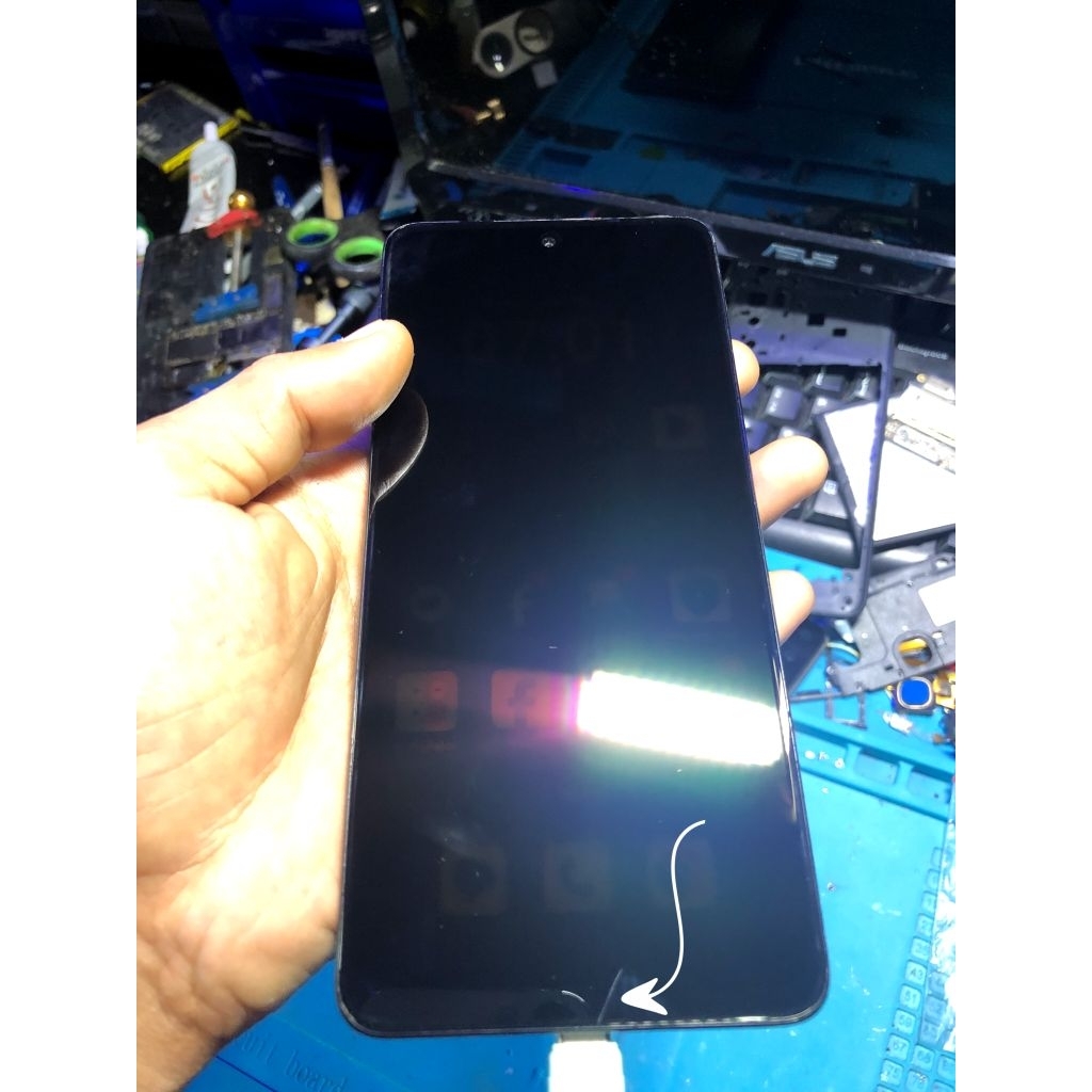 mesin Oppo a58 hidup minus
