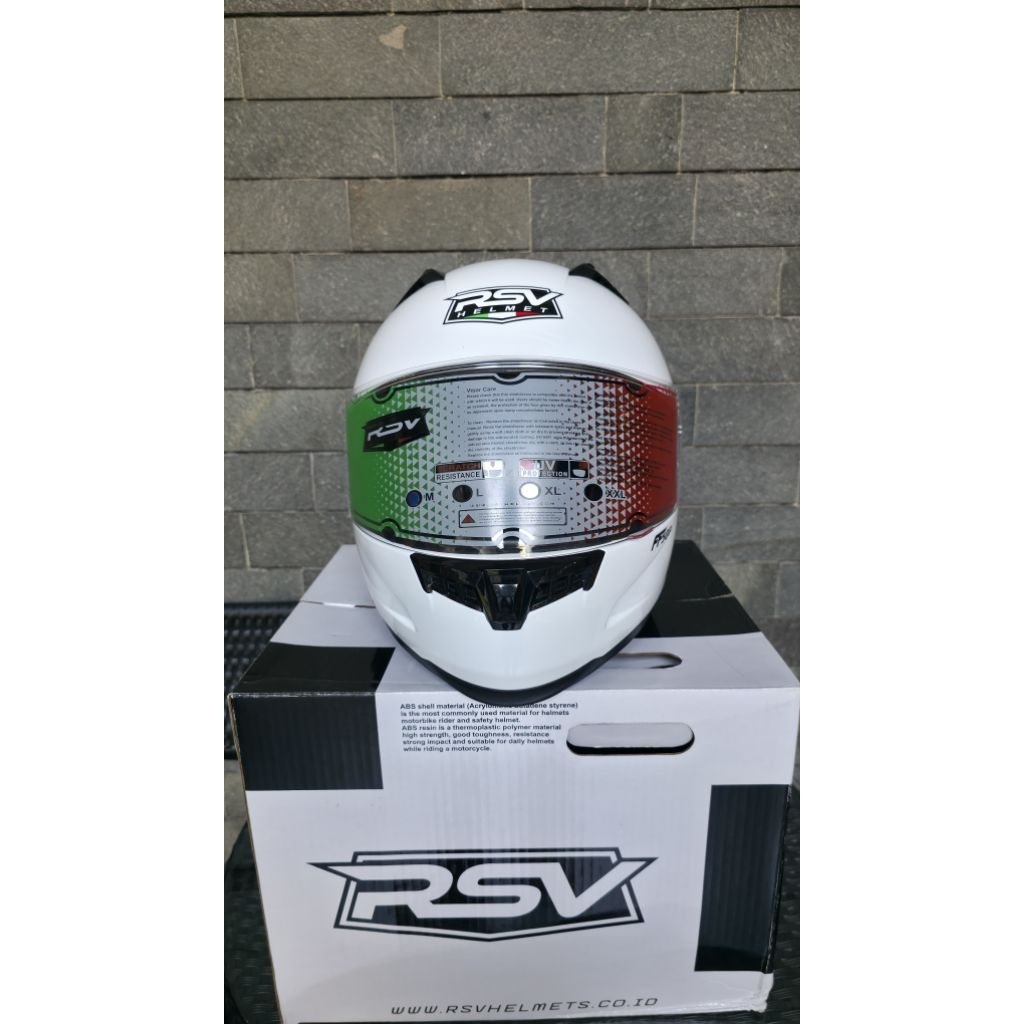 HELM RSV FF500 FULL FACE SOLID WHITE