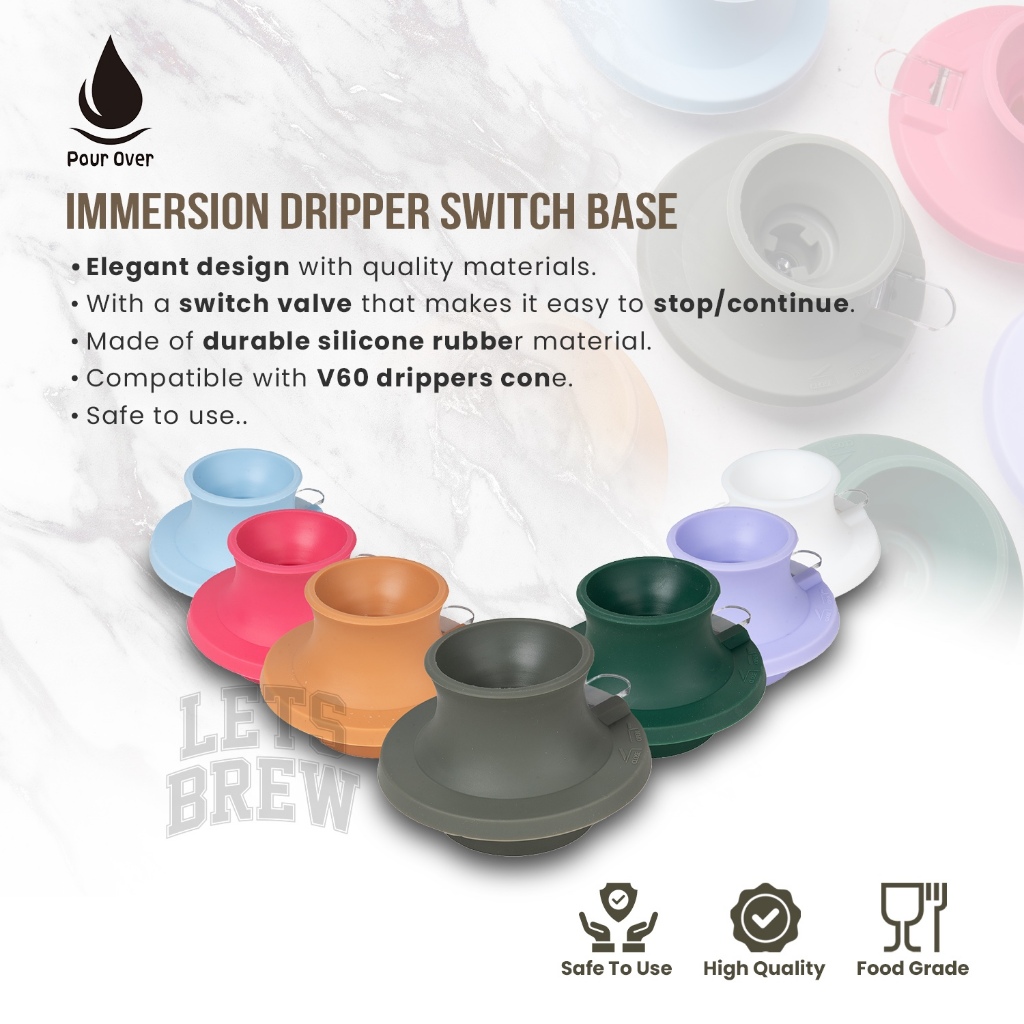 Pour Over Immersion Dripper Switch Base I Pour Over Dudukan Dripper Immersion