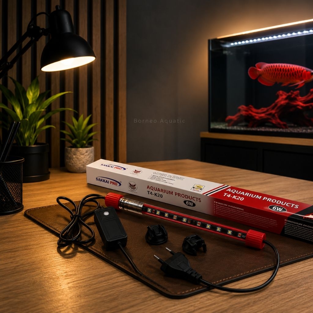 LAMPU CELUP T4 AQUARIUM // LAMPU LED // LAMPU AQUARIUM T4 // SAKKAI PRO T4 K20
