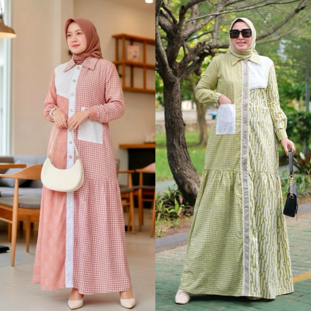 AURELIA DRESS CEMPAKA DRESS DRESS GAMIS BATIK