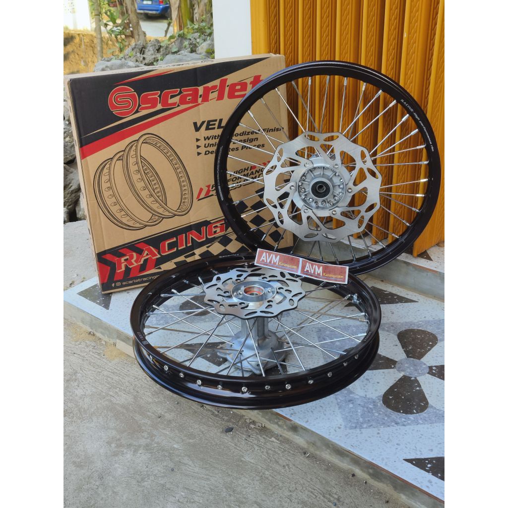 velg set klx velg scarlet velg klx bf Dtracker velg surex velg supermoto klx