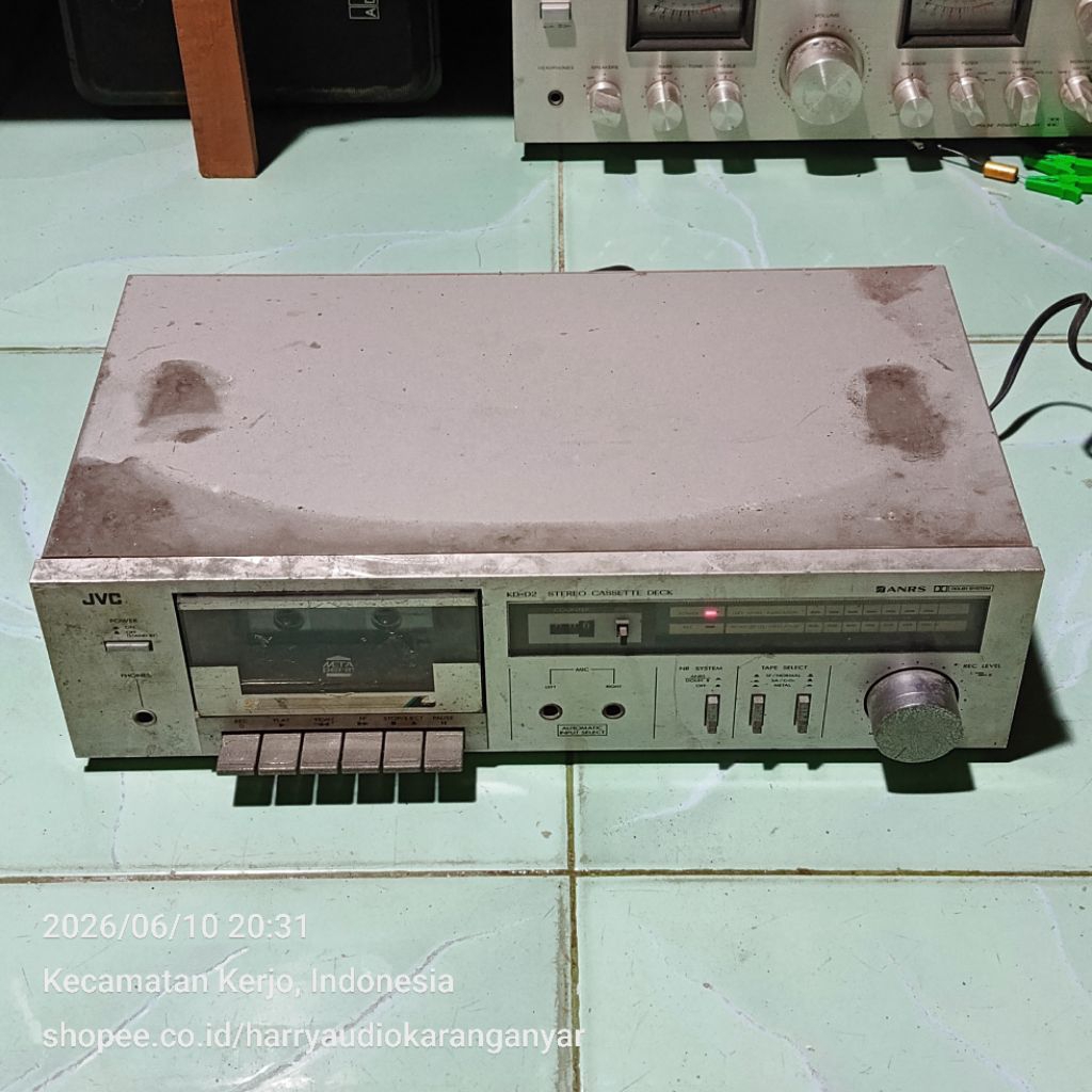 Tape JVC KD-D2E Stereo Cassete Tape Deck – Masih Bahan Banyak Minusnya