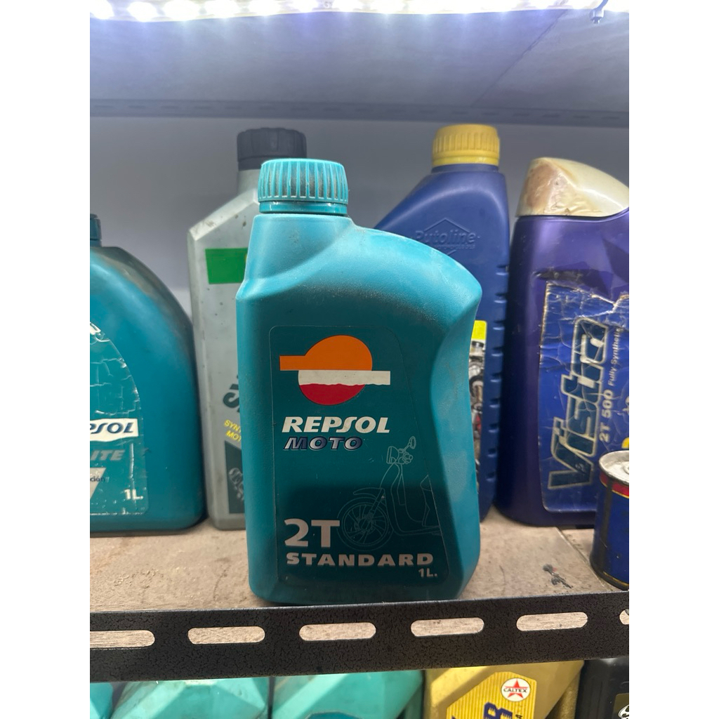 oli samping 2t Repsol standard orginal stok lama