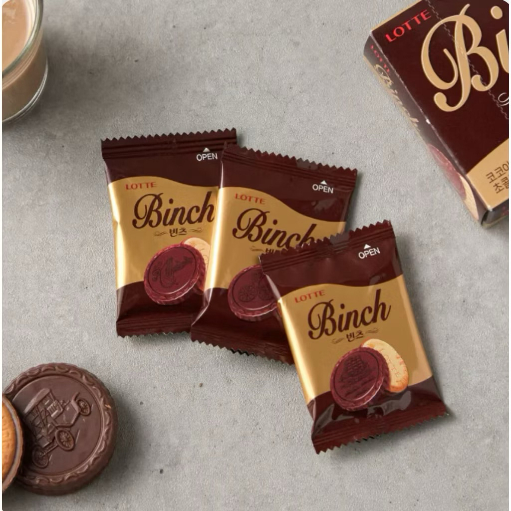 Jajan Snack Import Ecer Lotte Binch Snack Korea PER PCS