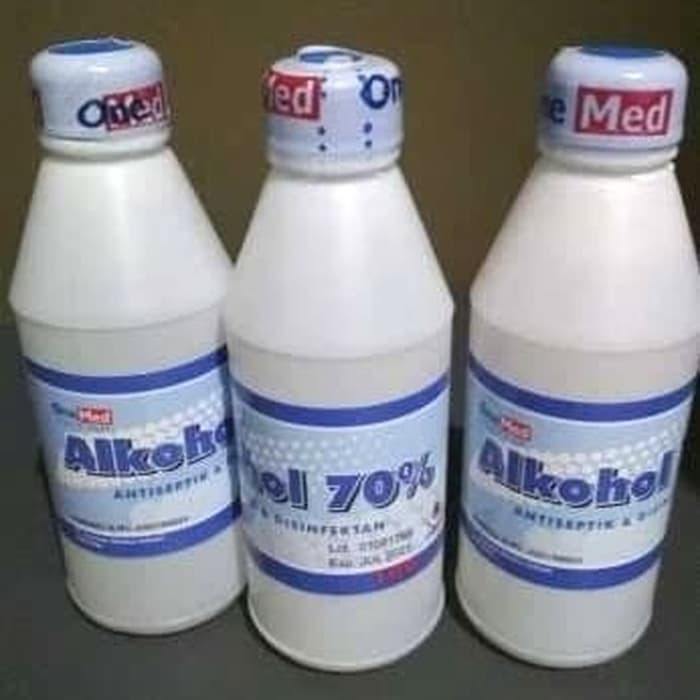 ALKOHOL 70% ONEMED DAN CIUBROS 100 ML | CAIRAN ANTISEPTIK UNTUK PEMBERSIH LUKA