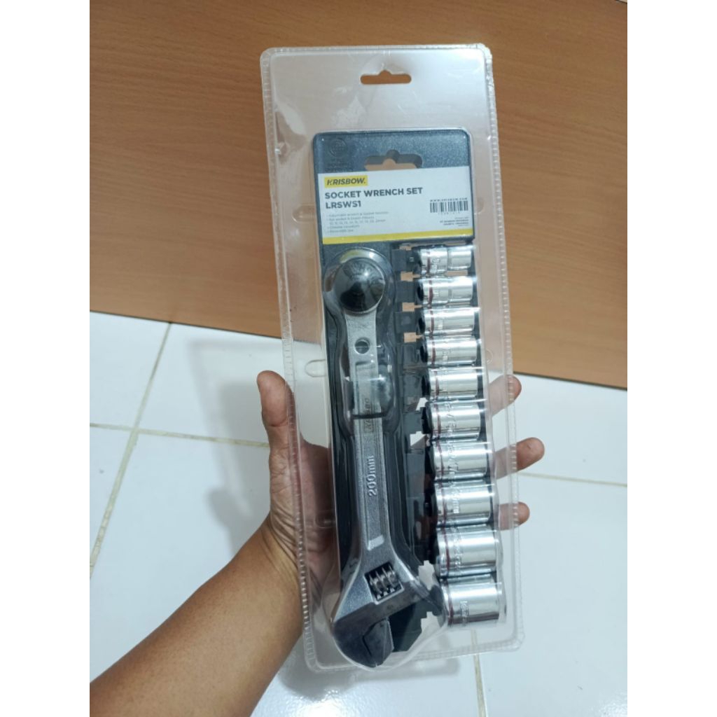 KRISBOW Socket Wrench Set LRSWS1