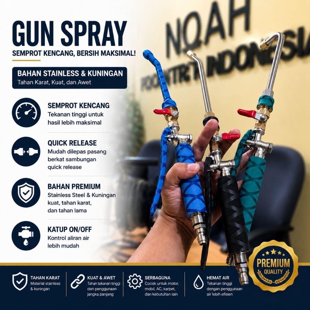 GUN SPRAY PRESSURE WASHER (CUSTOM)