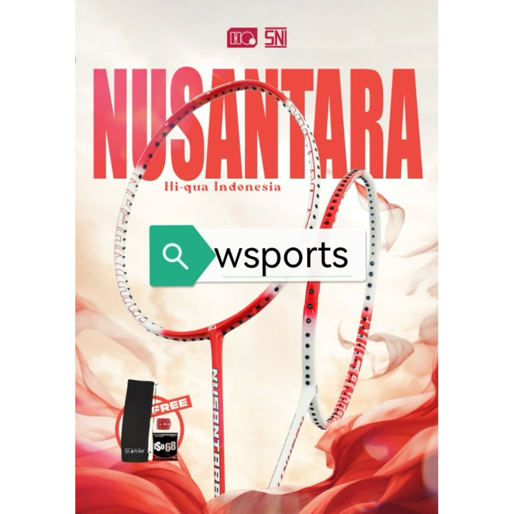 Raket Badminton HiQua HQ NUSANTARA Original