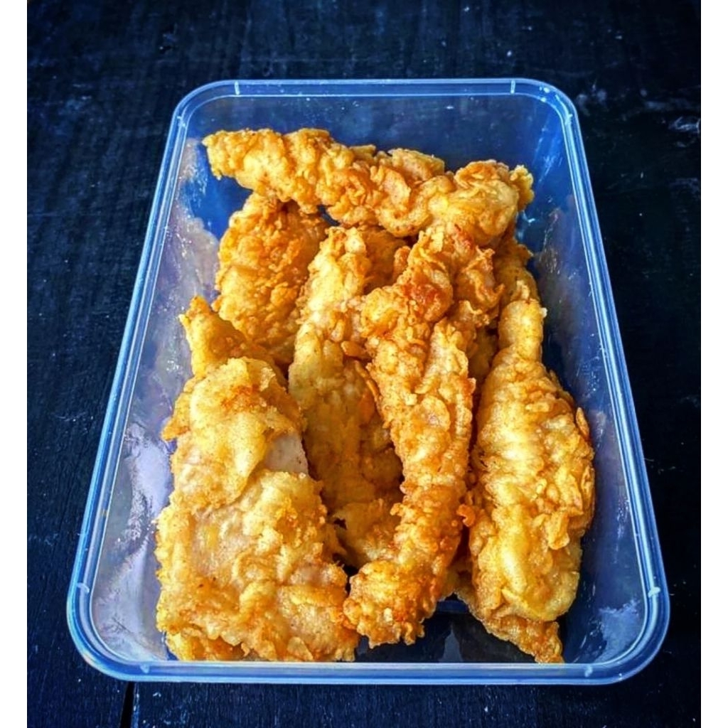 Chicken Strip Dada Ayam Filet Frozen Berat 250 Gram Food