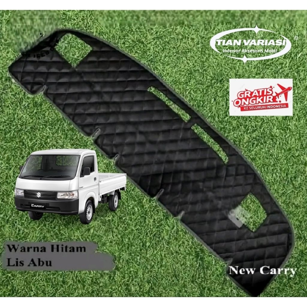 cover dashboard mobil pickup New Carry, alas dashboard mobil pickup Suzuki New Carry, motif wajik