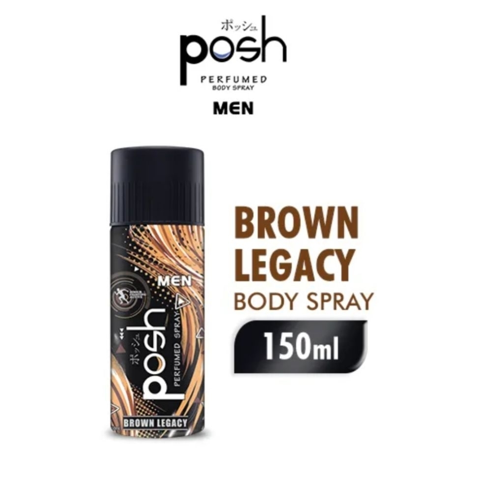 POSH Men Perfumed Body Spray Brown Legacy