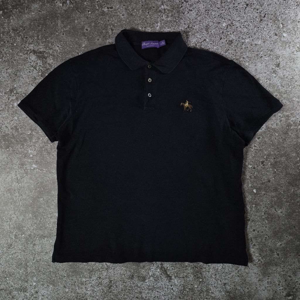 Ralph Lauren Purple Label Men's Logo Poloshirt Made in Italy Rare Authentic