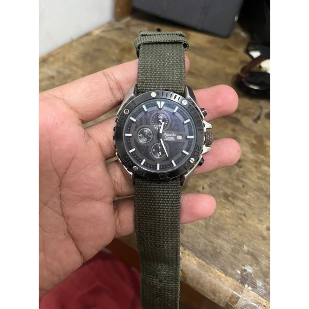 jam tangan alexandre christie bekas ori