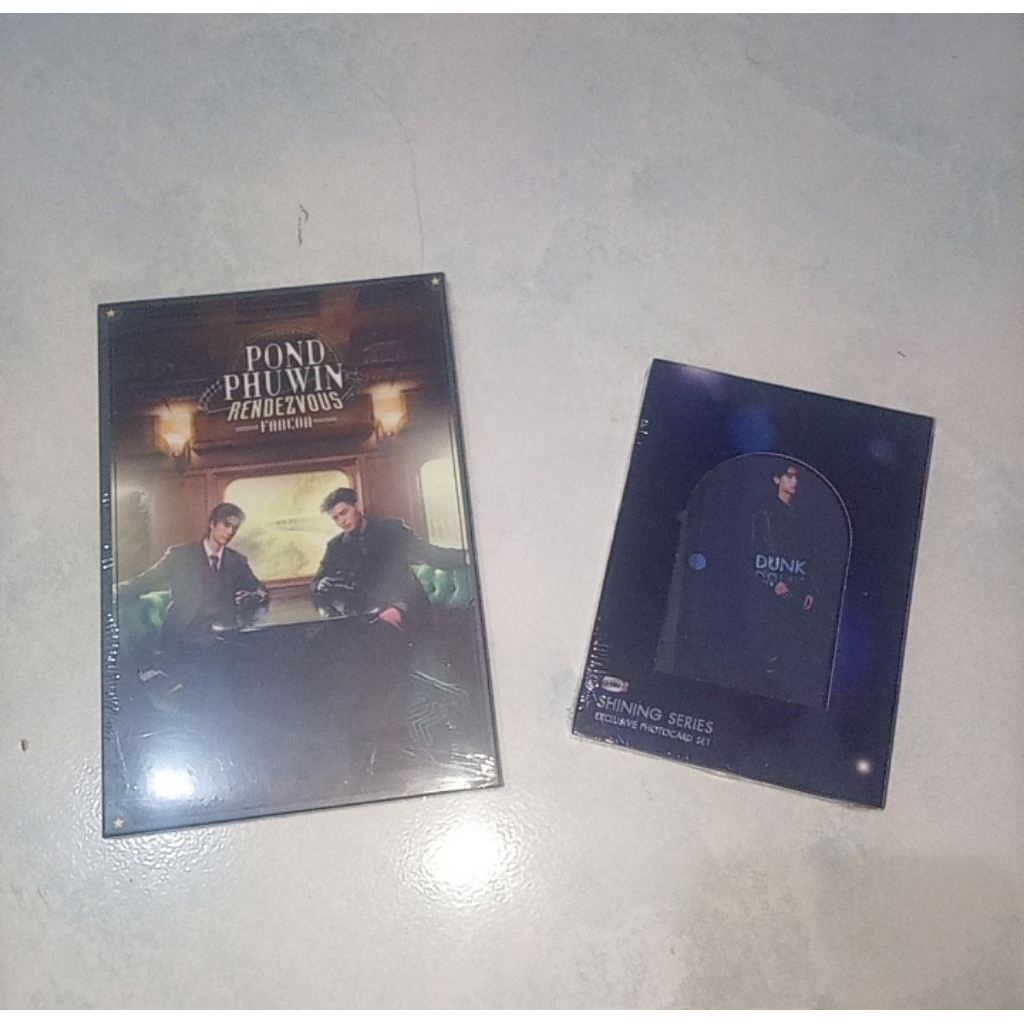 [SEALED] GMMTV POND PHUWIN Rendezvous FANCON & Shining Series exclusive photocard set DUNK