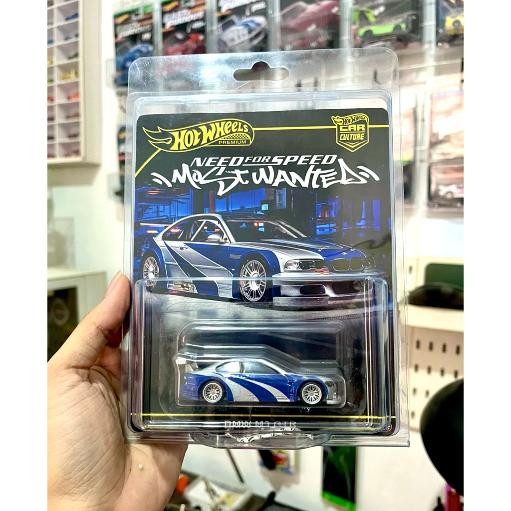 Hot Wheels Custom BMW M3 GTR NFS Mostwanted Razor (CARDED + Bubble)