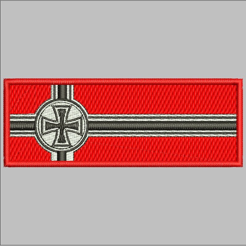 Emblem Patch Bordir Bendera Nazi Premium Berkualitas - StitchSoul