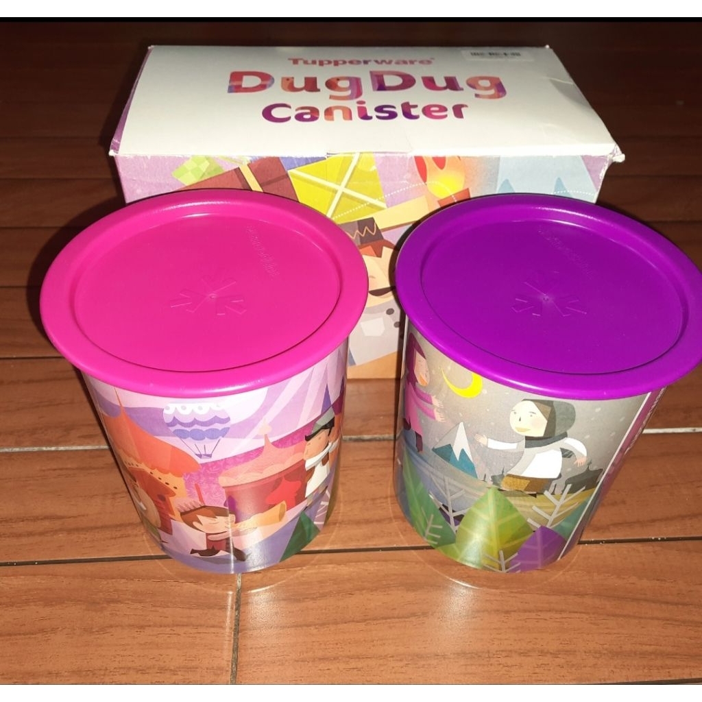 Dug dug canister set Tupperware Baru