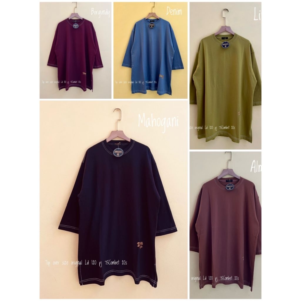 DHEWA TOP OVERSIZE POLOS by DHEWA STYLE