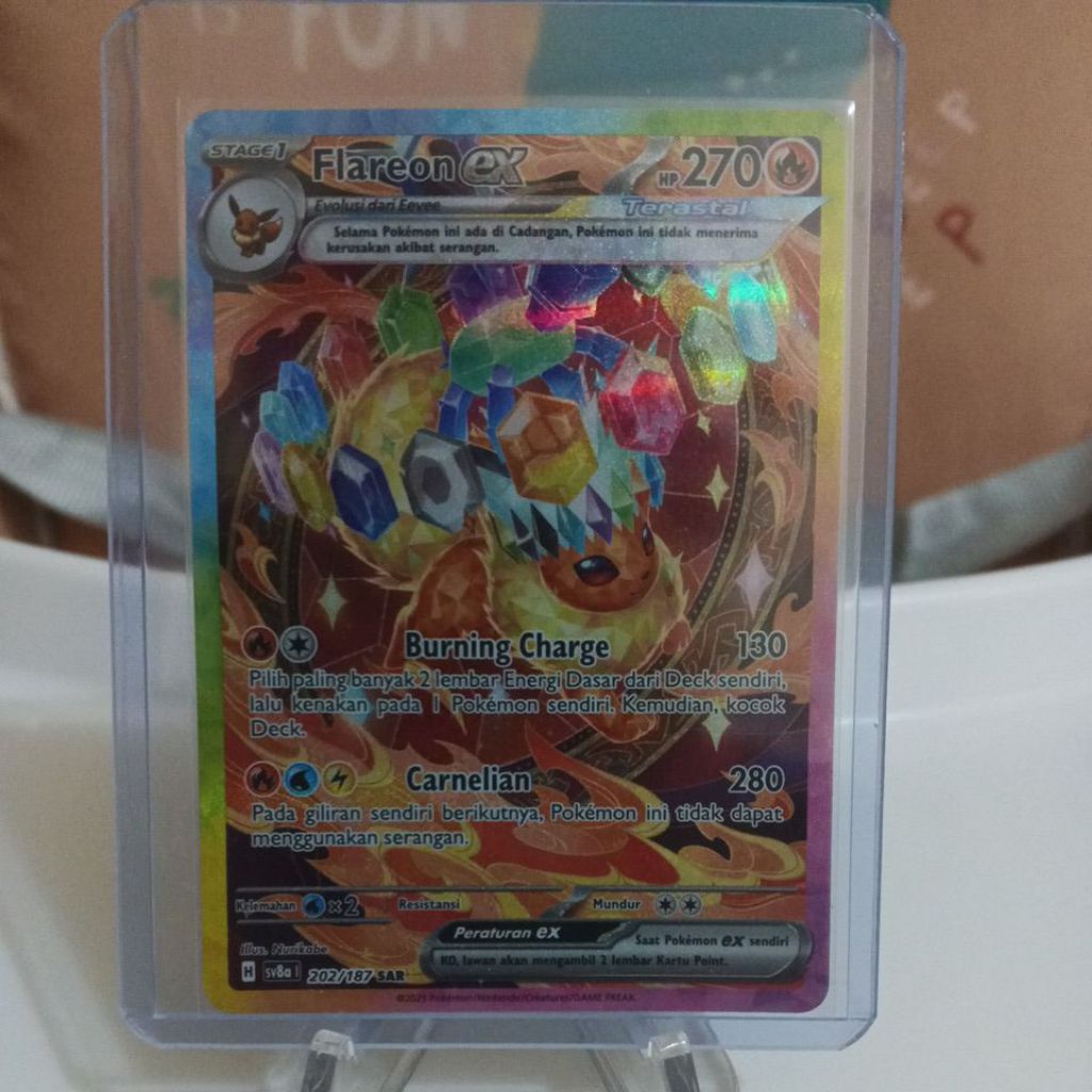 Flareon EX SAR 202/187 SV8a Festival Terastal