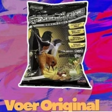 Ronggolawe pur kuning ebod jaya voer coklat ocehan kicau murai kacer isi 400gr