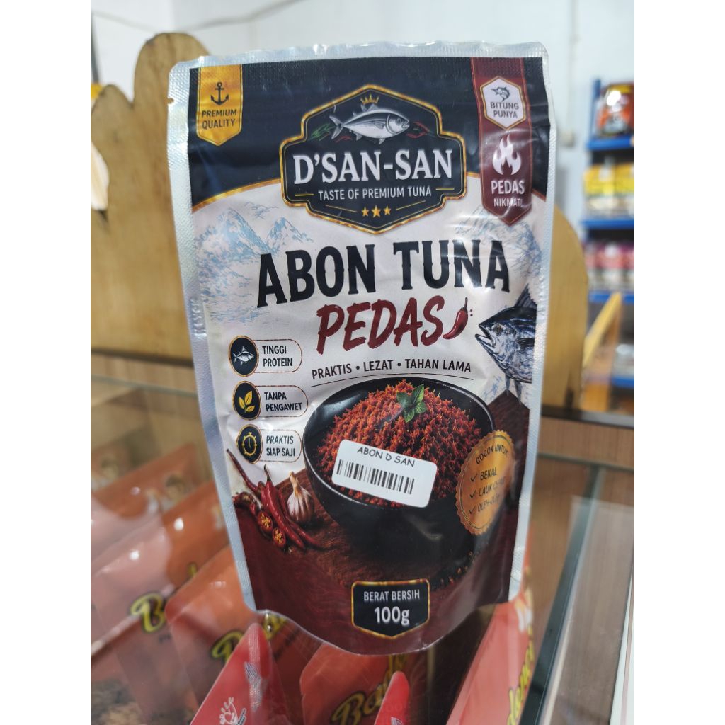 D'San-San Abon Tuna Pedas 100g Khas Manado
