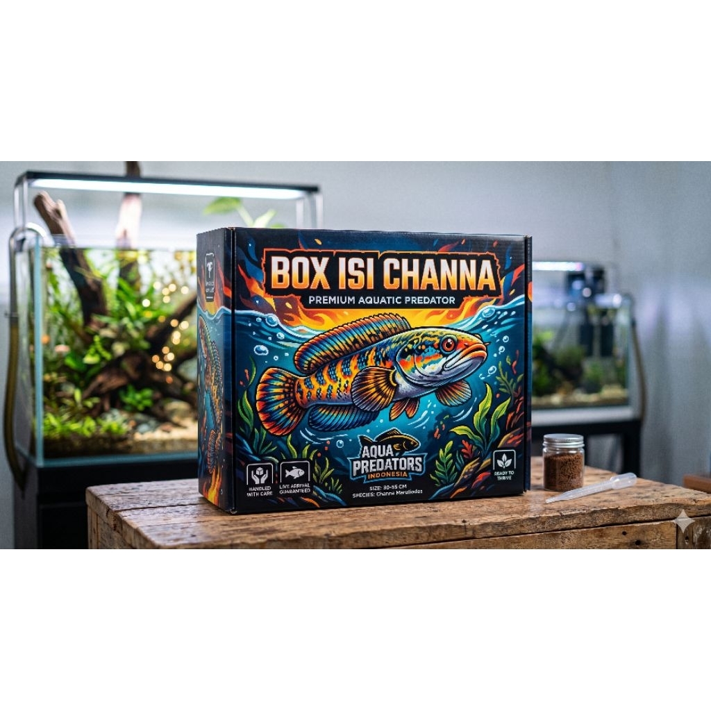 BOX Packing Isi Channa