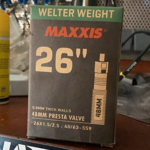 Ban Dalam 26 x 1.50 FV Pentil Kecil 48mm Maxxis Ban Dalam Sepeda