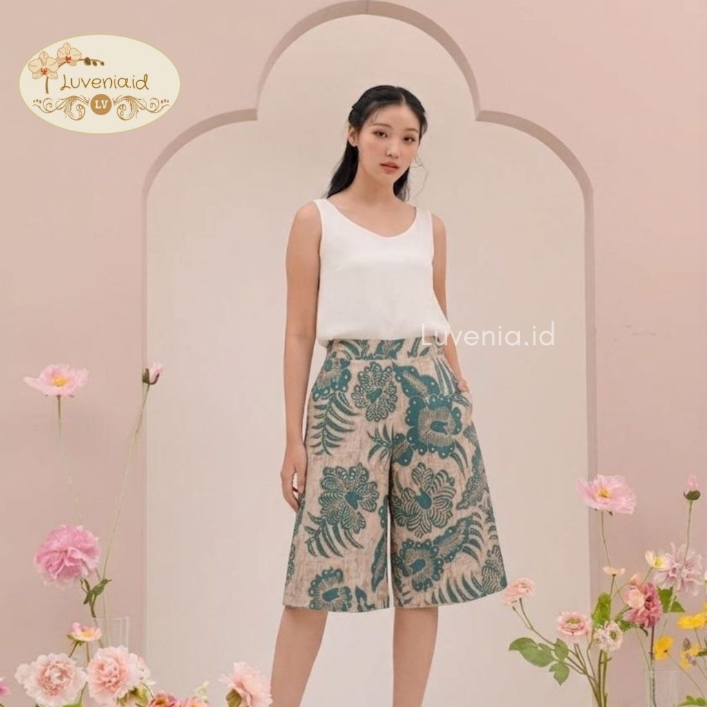 Celana Batik Wanita 130 BHK - Batik Modern / Batik Wanita / Batik Couple / Seragam Batik / Celana Ku