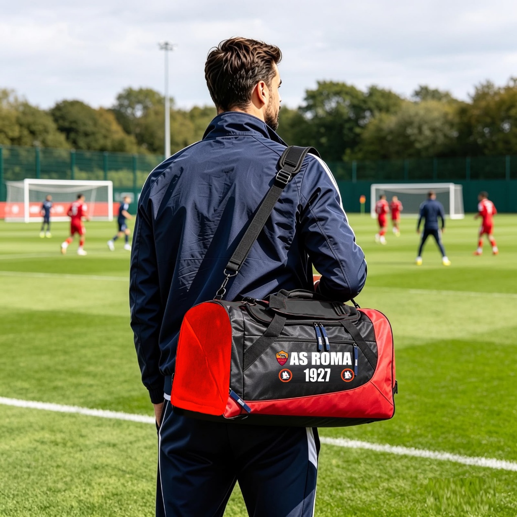TAS AS ROMA - TRAVEL BAG LIGA ITALY - TAS AS ROMA - TAS GENDONG AS ROMA