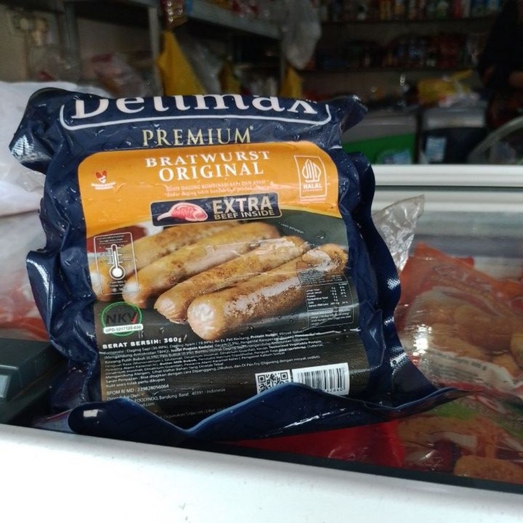 Delimax Sosis Premium Bratwurst 360g
