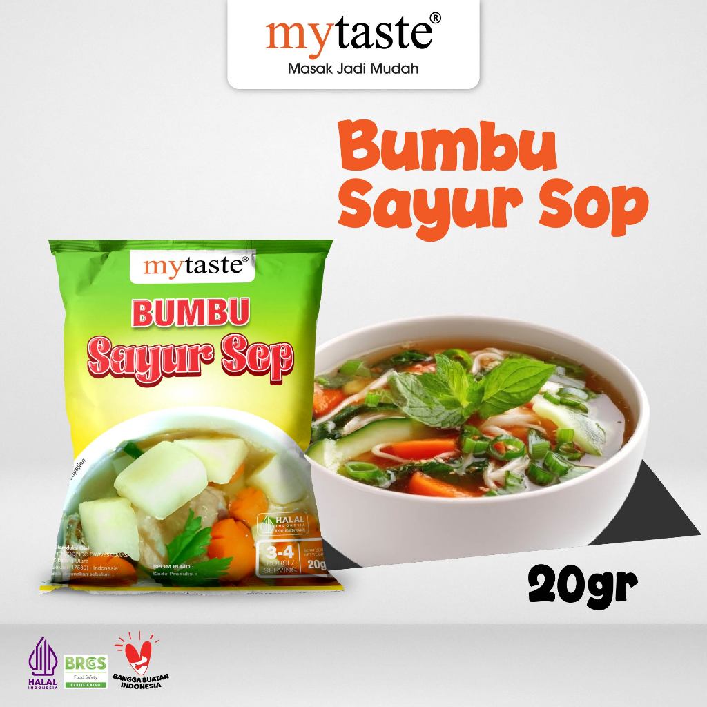 My Taste Bumbu Sayur Sop 20gr Bumbu Sayur Sop Instan Bumbu Sayur Instan Bumbu Sachet