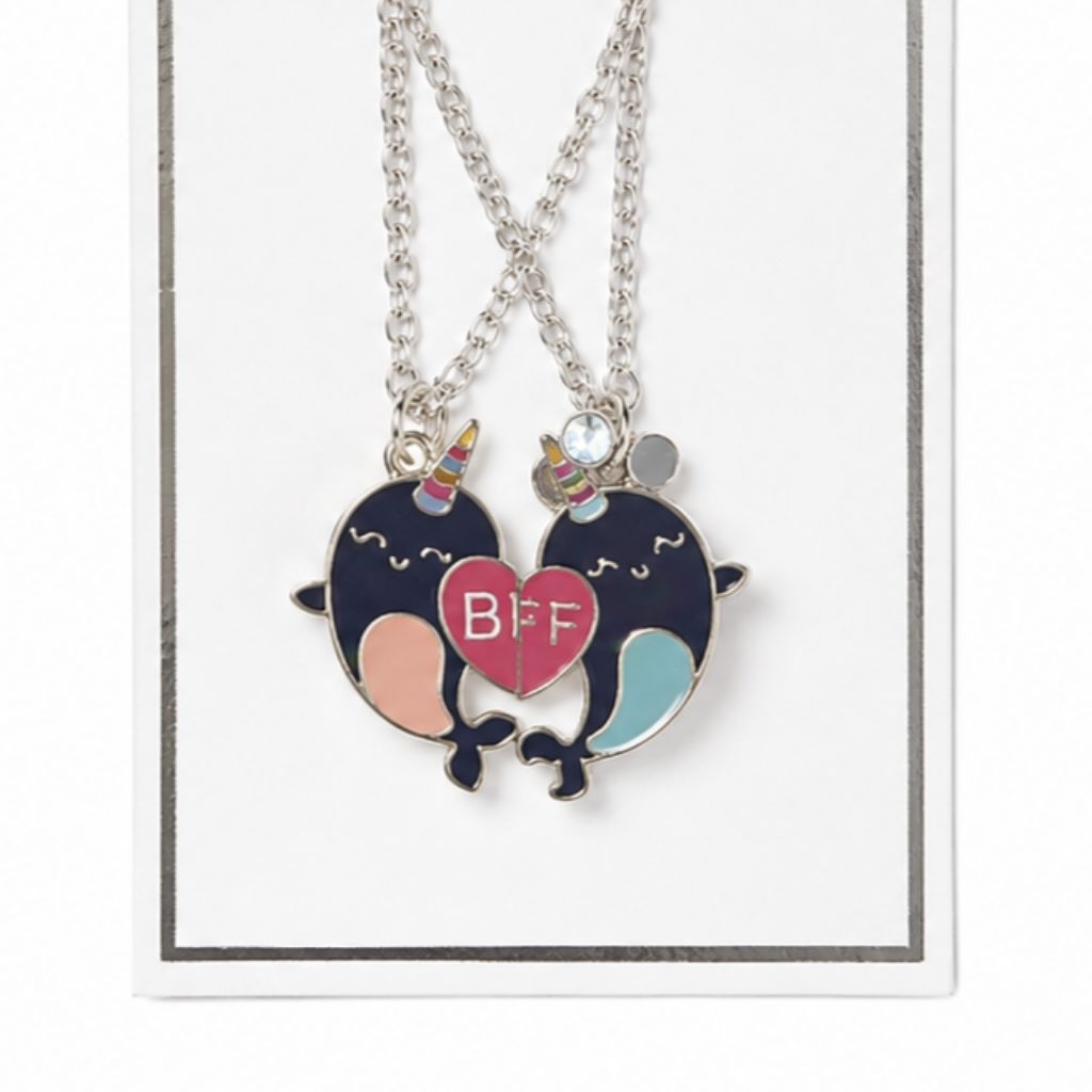 Original Justice Friendship Bestfriend Girls Cute Interactive Magnet Necklace