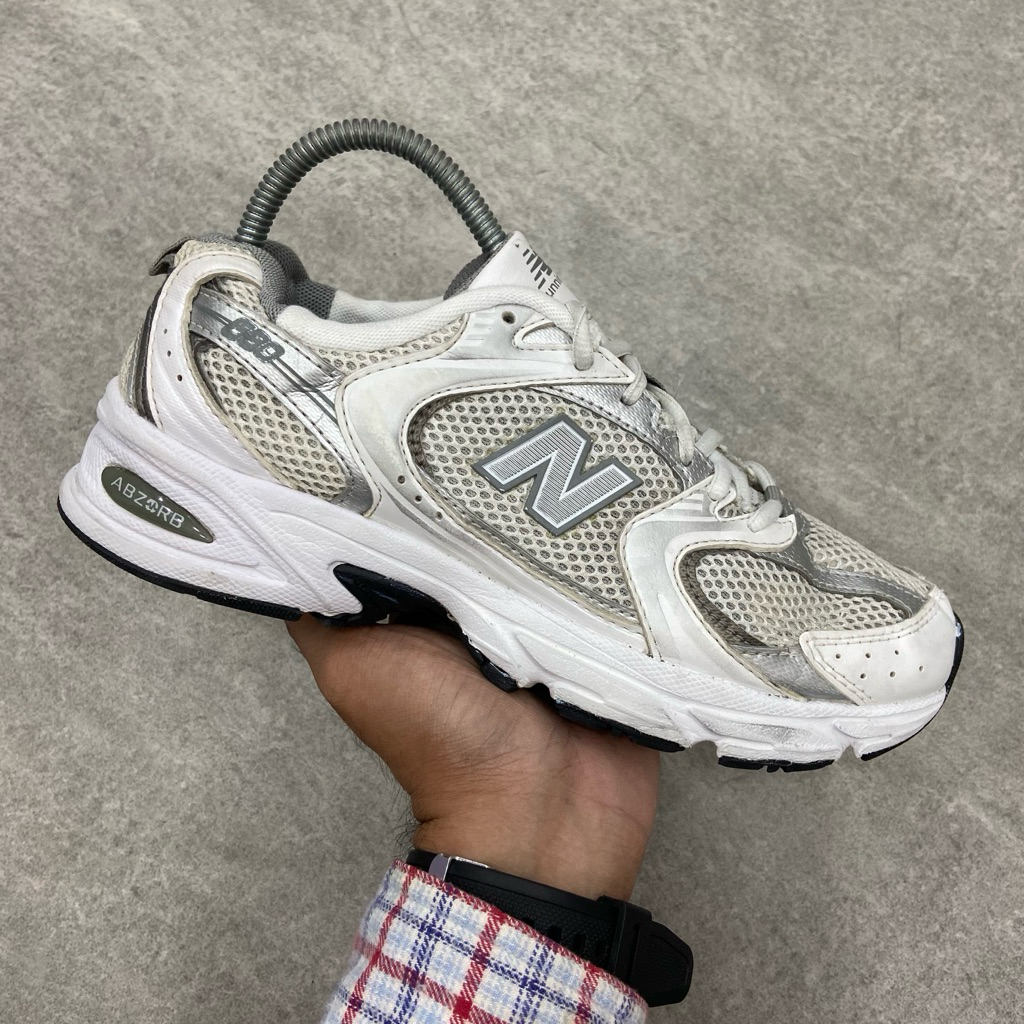 [Size 38.5] New Balance 530 ‘White Silver Metallic’ (MR530AD) Second Original Kondisi Mulus No Minus
